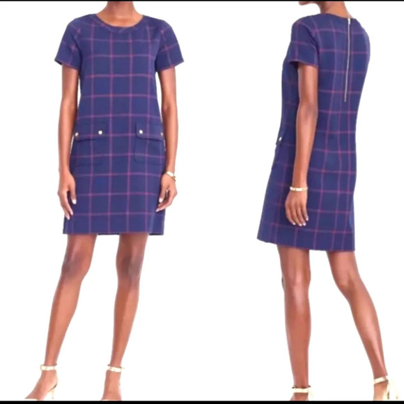 J Crew Relaxed printed pocket dress - Picture 1 of 10